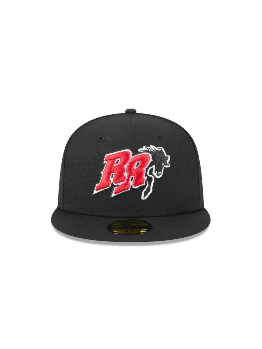 New Era Мужская черная кепка Frisco RoughRiders Theme Nights 59FIFTY — изображение 2 из 4, черный