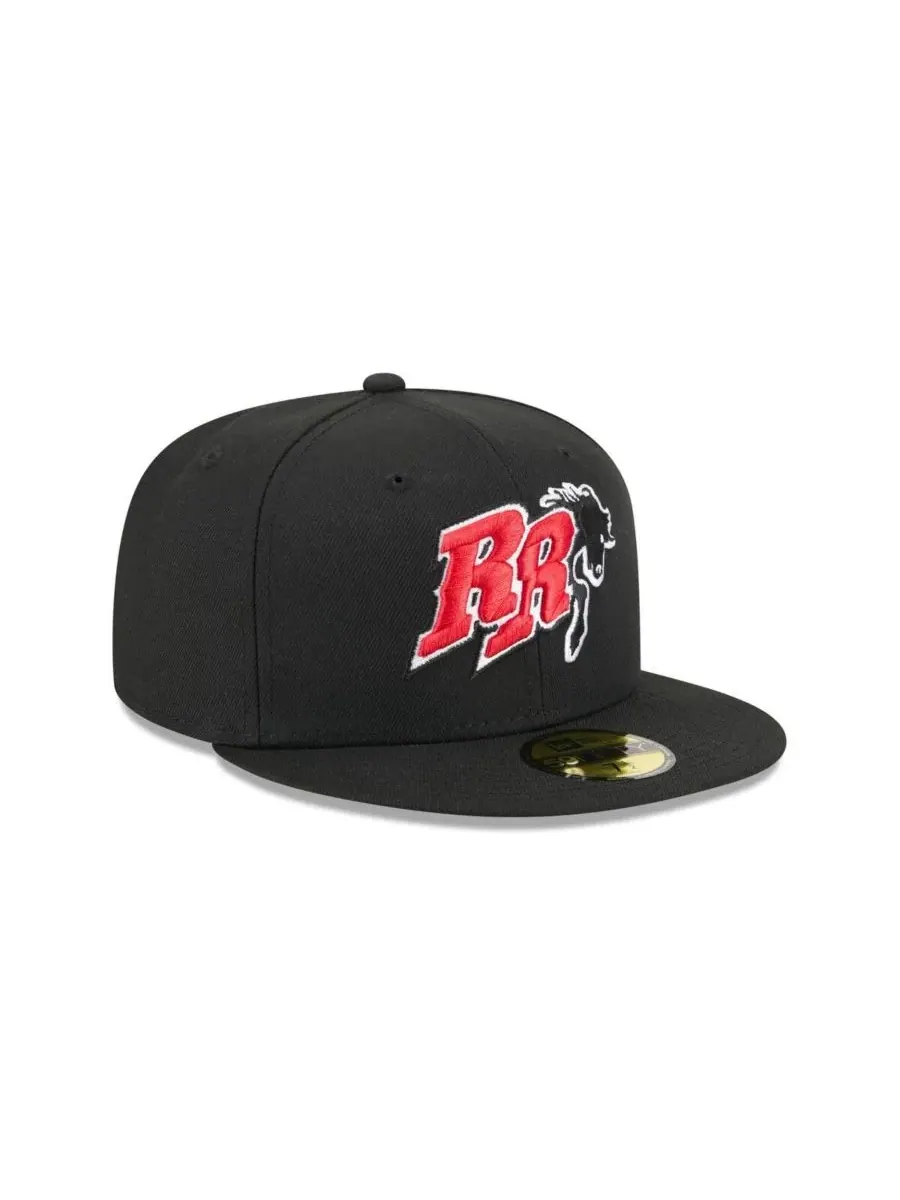 New Era Мужская черная кепка Frisco RoughRiders Theme Nights 59FIFTY — изображение 3 из 4, черный