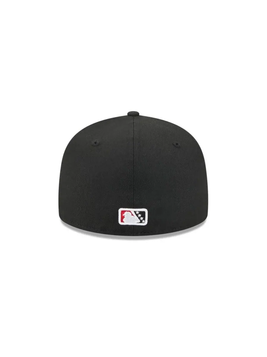 New Era Мужская черная кепка Frisco RoughRiders Theme Nights 59FIFTY — изображение 4 из 4, черный