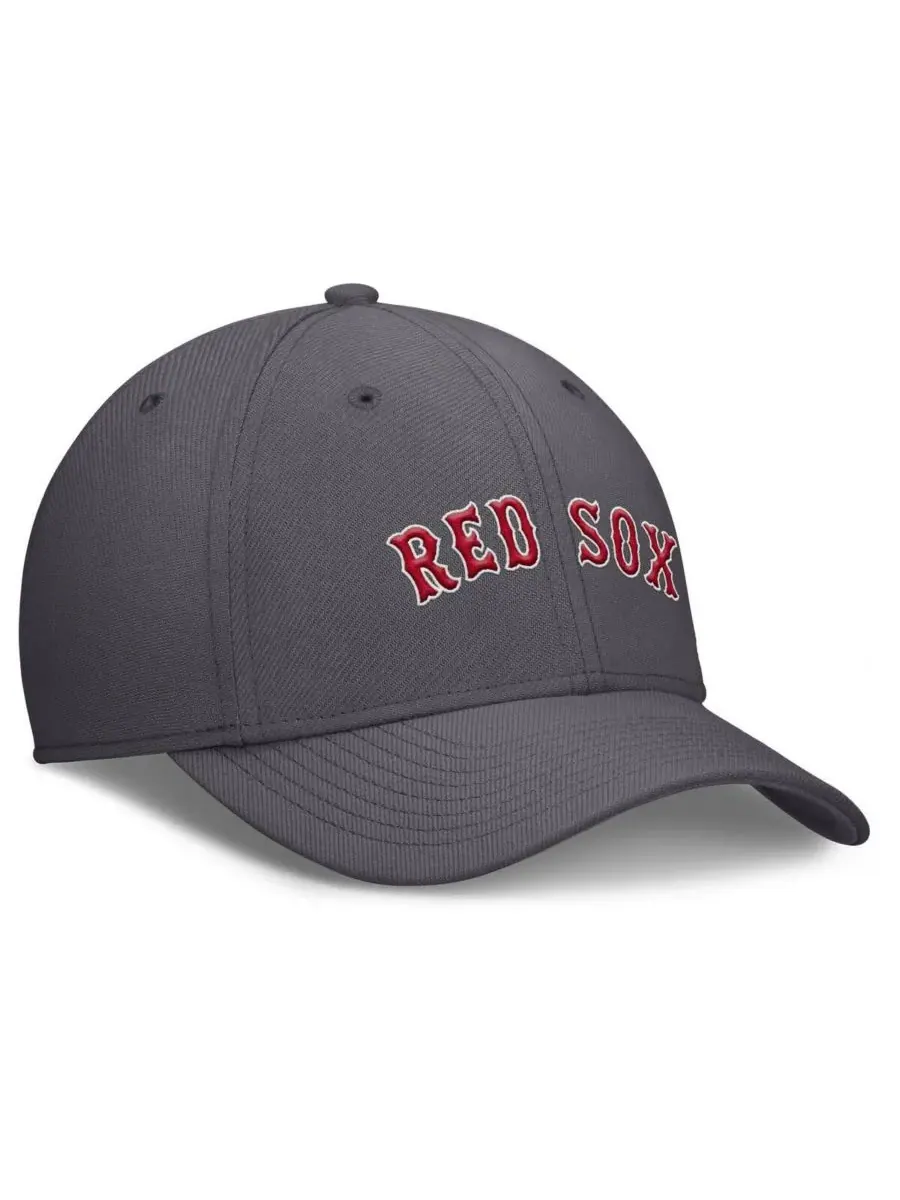 Nike Мужская серая бейсболка Boston Red Sox Swoosh Performance Flex — изображение 3 из 4, серый