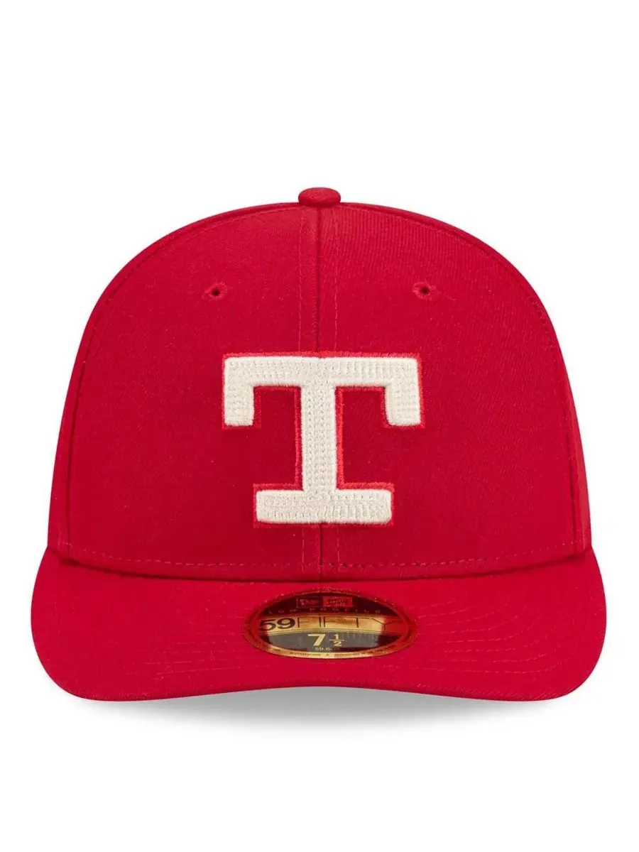 Мужская красная бейсболка Texas Rangers 2026 City Connect Low Profile 59FIFTY Fitted Hat New Era — изображение 2 из 5