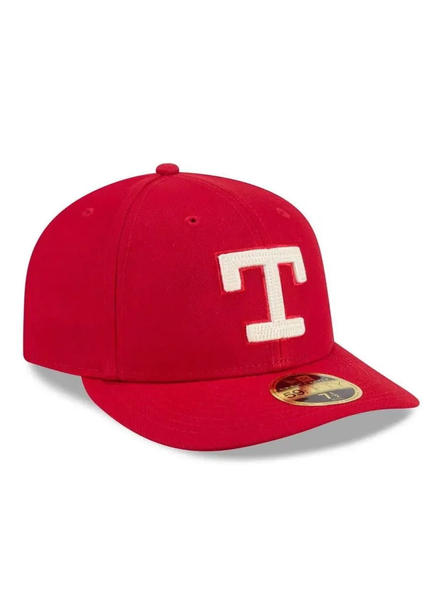 Мужская красная бейсболка Texas Rangers 2026 City Connect Low Profile 59FIFTY Fitted Hat New Era — изображение 3 из 5