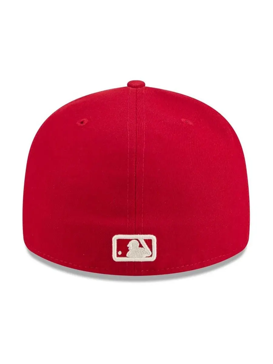 Мужская красная бейсболка Texas Rangers 2026 City Connect Low Profile 59FIFTY Fitted Hat New Era — изображение 4 из 5