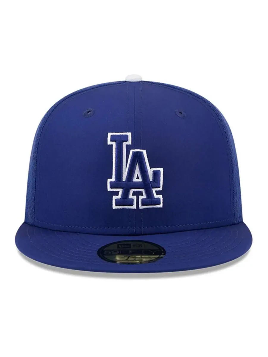 Мужская бейсболка Royal Los Angeles Dodgers 2026 Batting Practice 59FIFTY Fitted Hat New Era — изображение 2 из 5