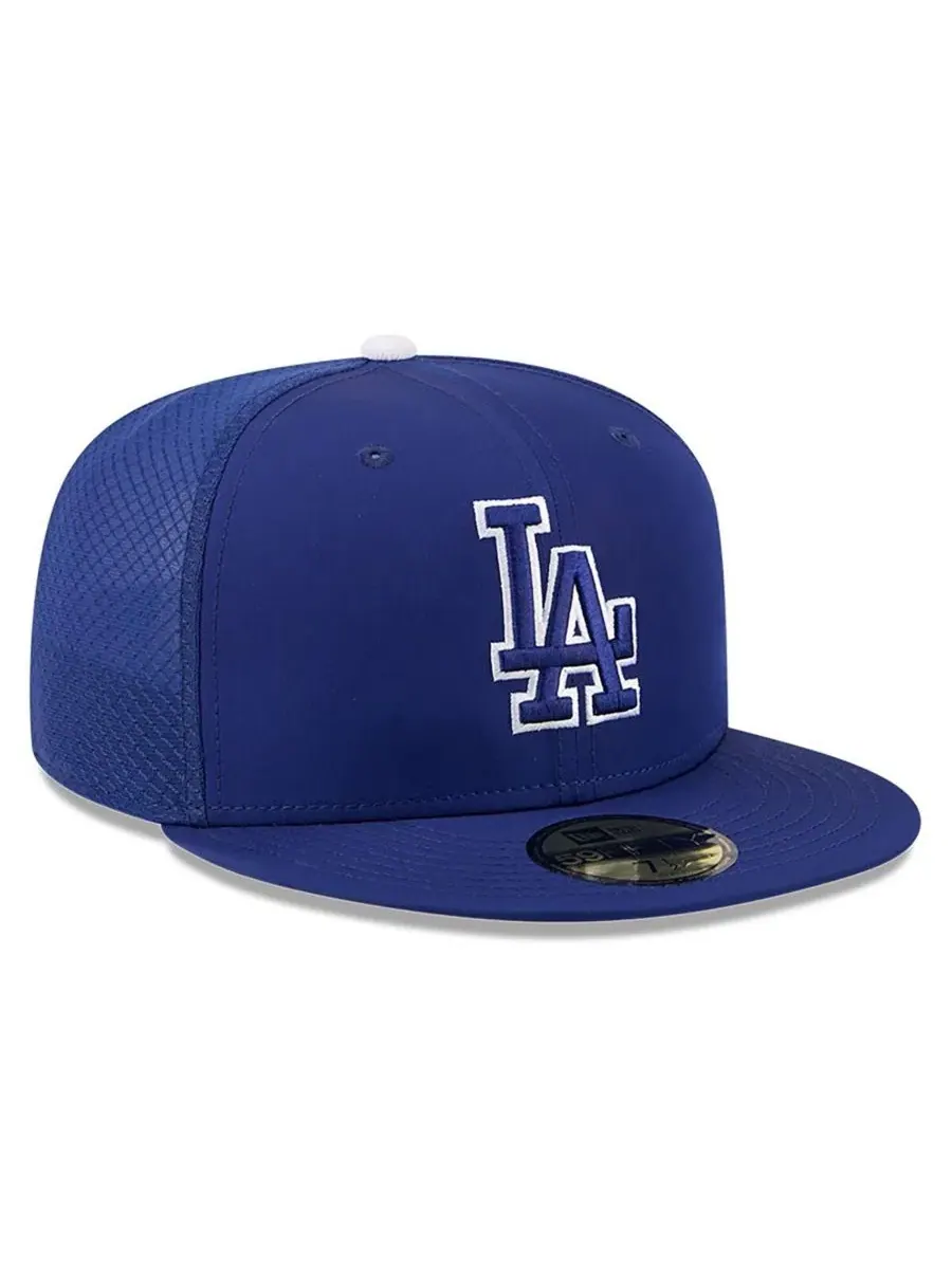 Мужская бейсболка Royal Los Angeles Dodgers 2026 Batting Practice 59FIFTY Fitted Hat New Era — изображение 3 из 5