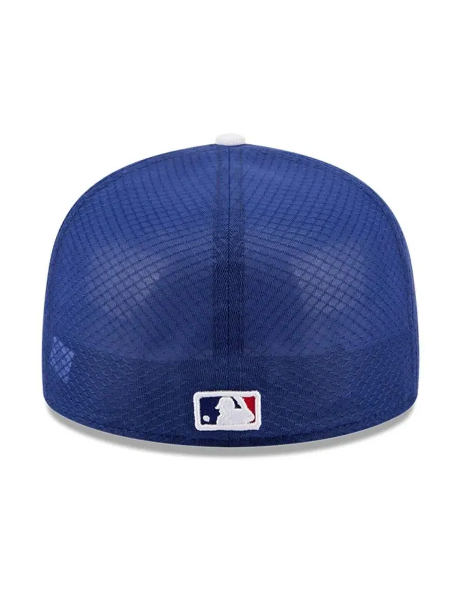 Мужская бейсболка Royal Los Angeles Dodgers 2026 Batting Practice 59FIFTY Fitted Hat New Era — изображение 4 из 5