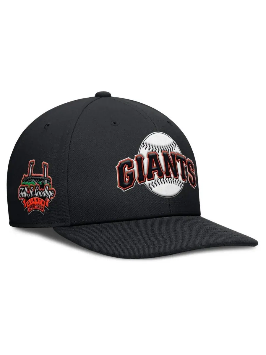 Nike Мужская черная бейсболка San Francisco Giants Pro Performance Snapback — изображение 1 из 4, черный