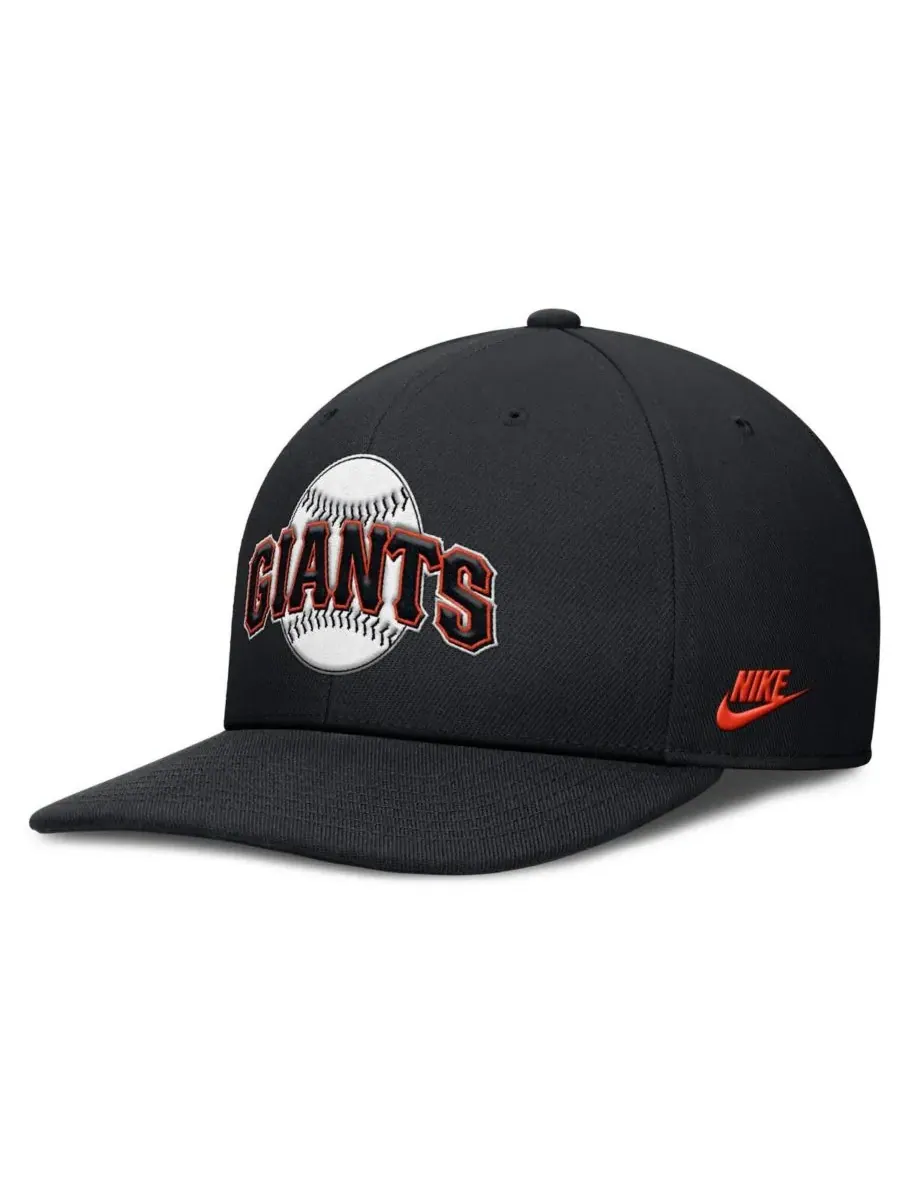 Nike Мужская черная бейсболка San Francisco Giants Pro Performance Snapback — изображение 3 из 4, черный