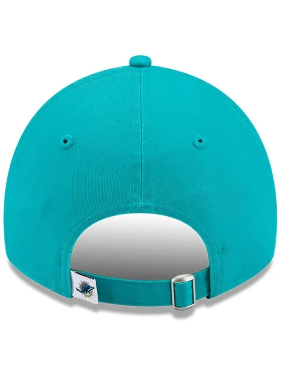 Мужская регулируемая кепка Aqua Miami Dolphins 2025 Rivalries Collection Team 9TWENTY New Era — изображение 4 из 5, голубой