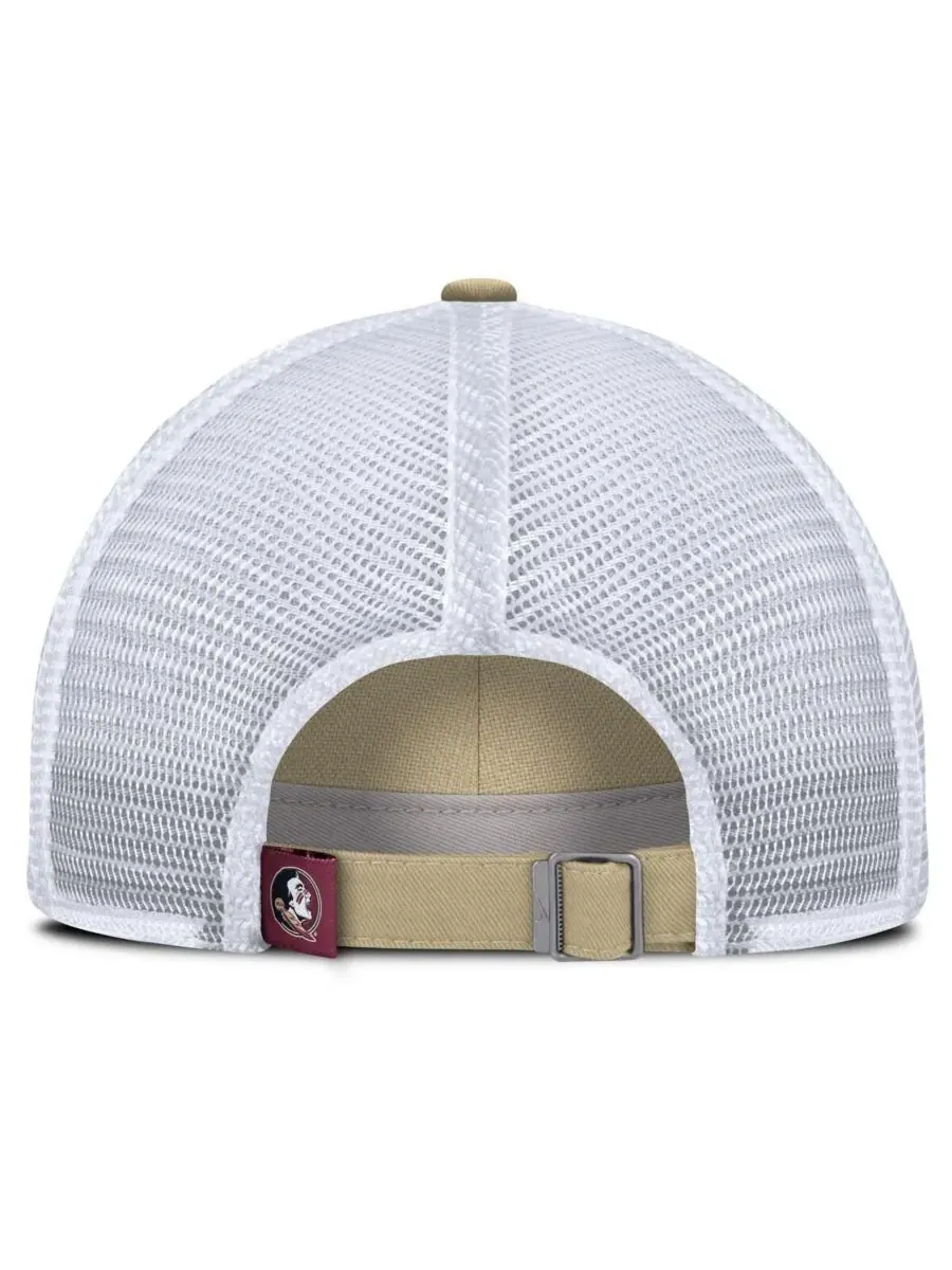 Nike Мужская регулируемая бейсболка Vegas Gold Florida State Seminoles 2025 Gameday On-Field Club — изображение 4 из 4