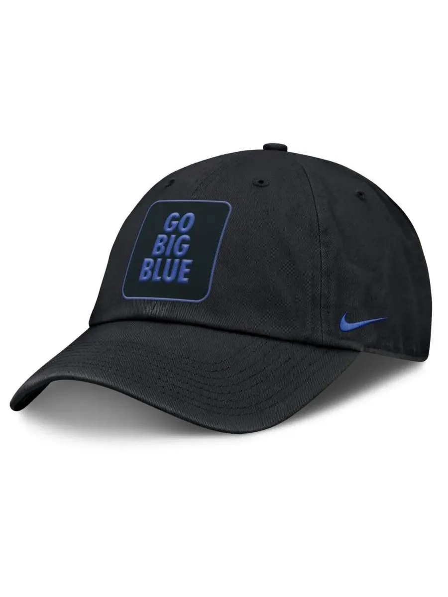 Nike Мужская черная регулируемая кепка с символикой местного клуба «Кентукки Уайлдкэтс» — изображение 1 из 4, черный
