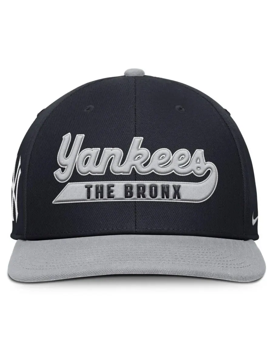Nike Мужская кепка New York Yankees Pro Performance Snapback темно-синего/серого цвета — изображение 4 из 4