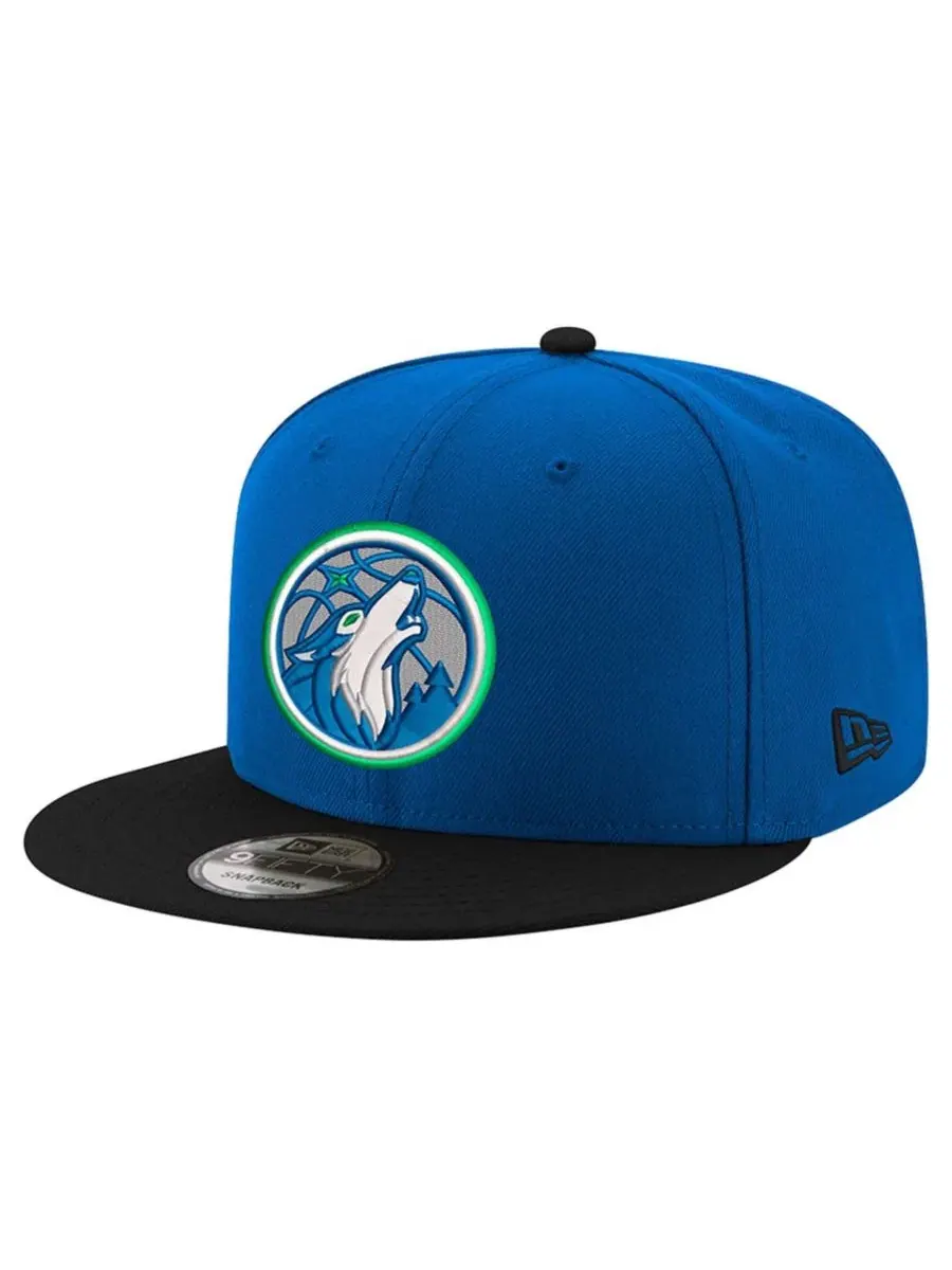 Кепка-снэпбек New Era 9FIFTY Minnesota Timberwolves — изображение 1 из 4, синий черный