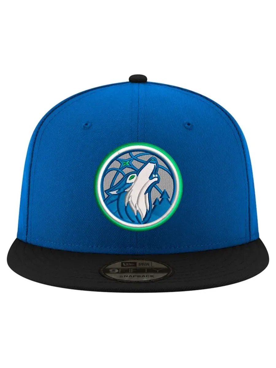 Кепка-снэпбек New Era 9FIFTY Minnesota Timberwolves — изображение 2 из 4, синий черный