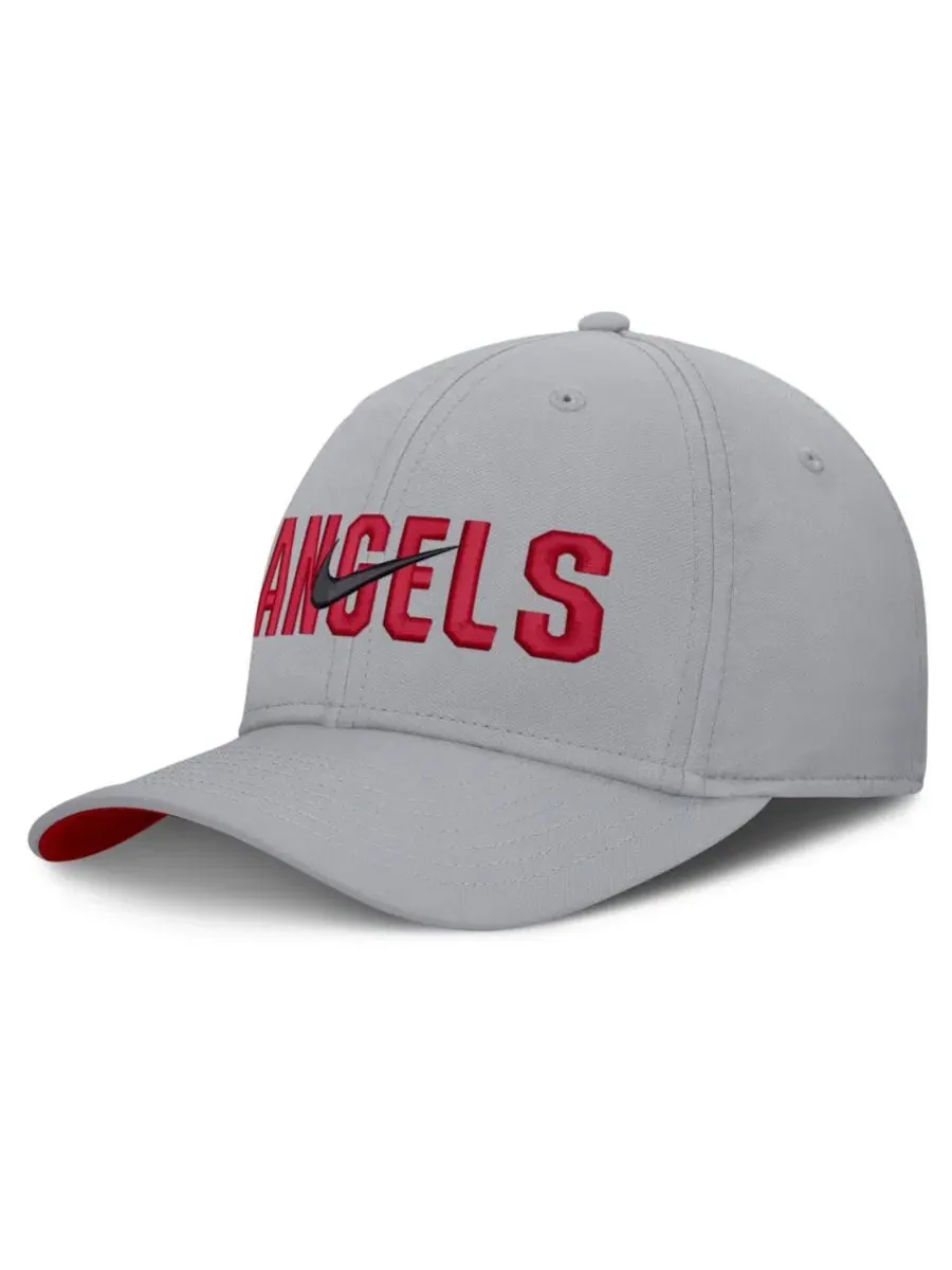 Кепка Nike Los Angeles Angels Primetime Rise Dri-FIT Flex — изображение 1 из 5, серый