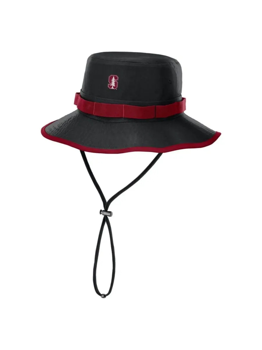 Бакет-шляпа Nike Stanford Cardinal 2026 Sideline Apex Dri-FIT Boonie — изображение 1 из 2, черный