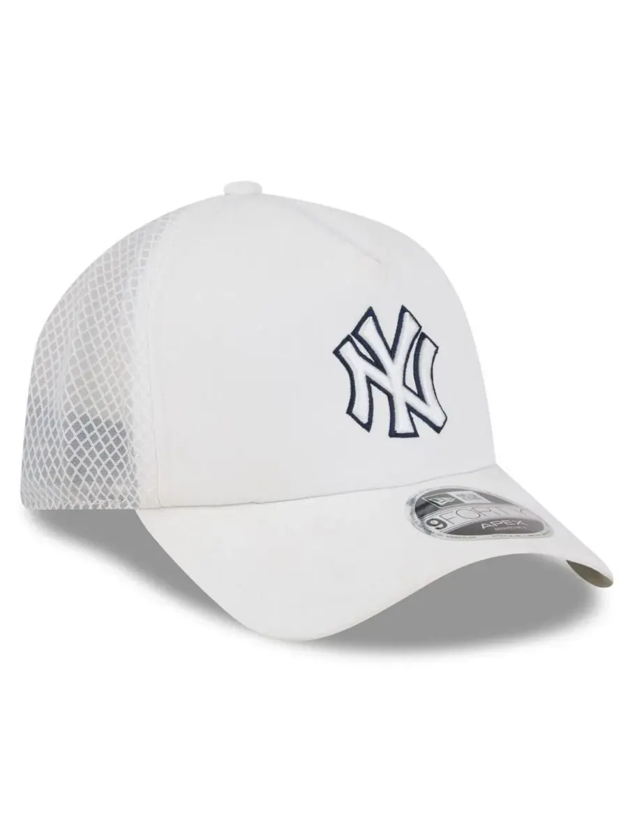Бейсболка New York Yankees 2026 Batting Practice Apex 9FORTY New Era — изображение 3 из 4, белый