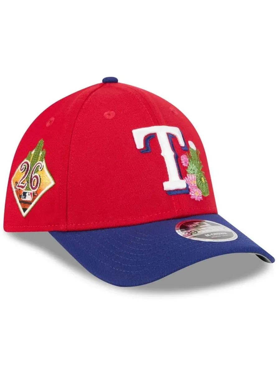 Бейсболка с принтом Texas Rangers 2026 Spring Training New Era — изображение 1 из 4, красный