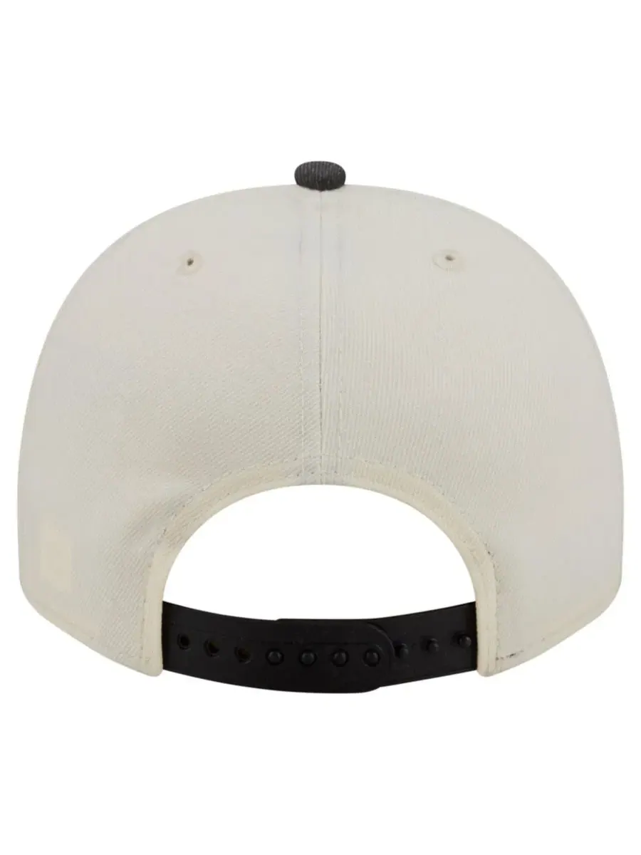 Кепка-снэпбек New Era Las Vegas Raiders Washed A-Frame 9FIFTY — изображение 3 из 5, кремовый черный