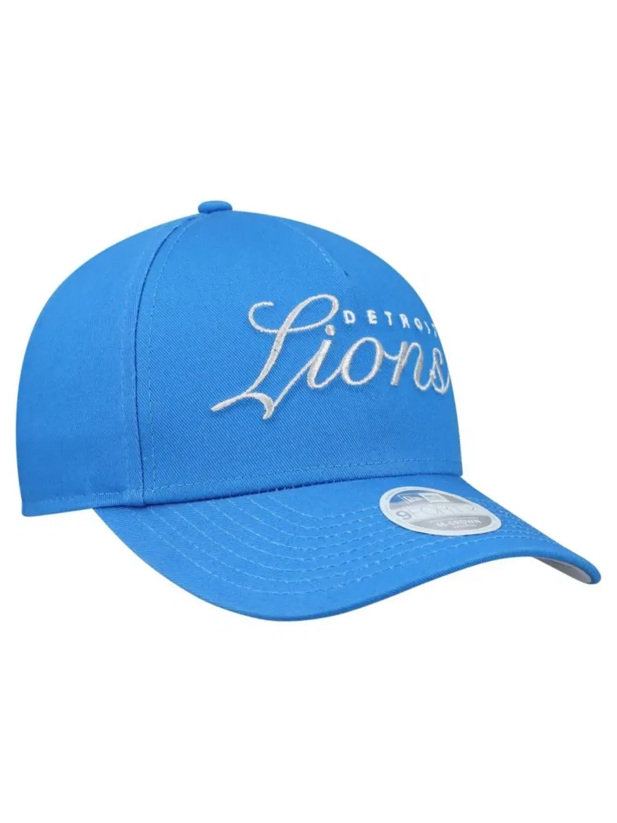 Кепка с металлической вышивкой Detroit Lions New Era — изображение 4 из 5, синий