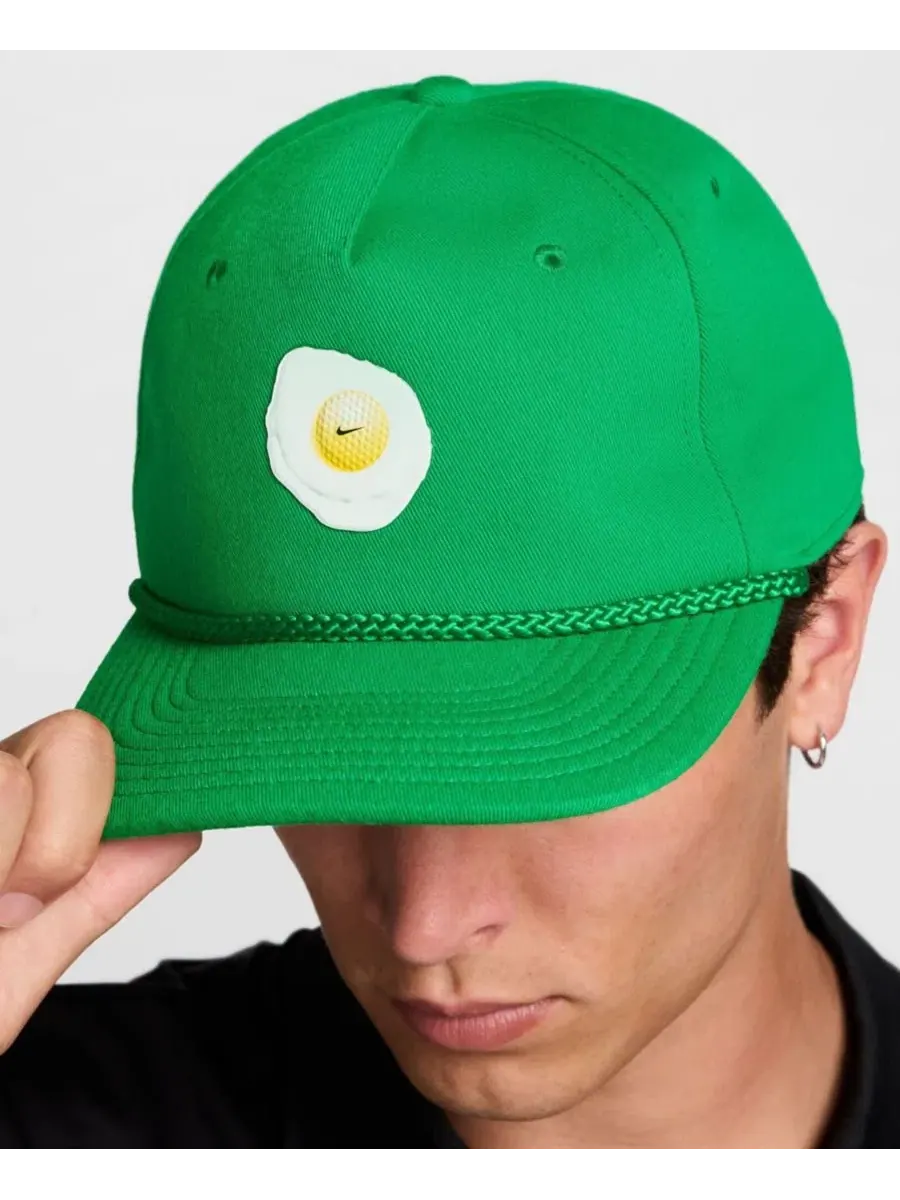 Кепка-снапбек с вышивкой Fried Egg Pro Dri-FIT Nike — изображение 2 из 3, зеленый