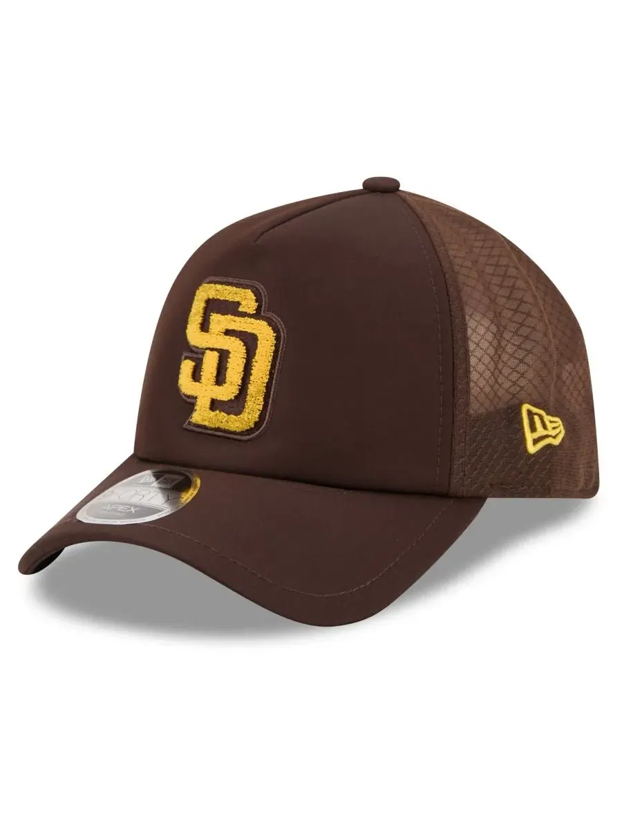 Кепка с вышивкой логотипа San Diego Padres New Era — изображение 5 из 5, коричневый