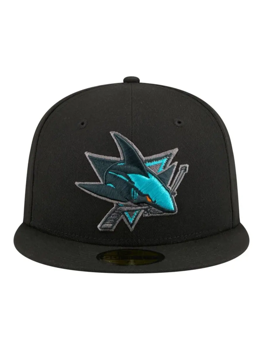 Кепка New Era с вышивкой, модель Color Pop 59FIFTY — изображение 4 из 4, черный