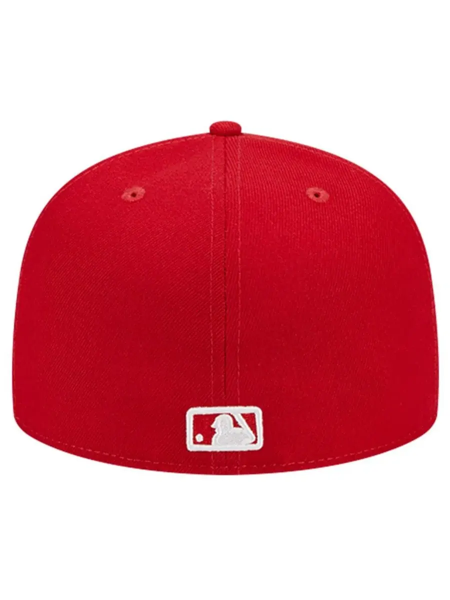 Бейсболка с вышивкой Atlanta Braves New Era — изображение 2 из 4, красный