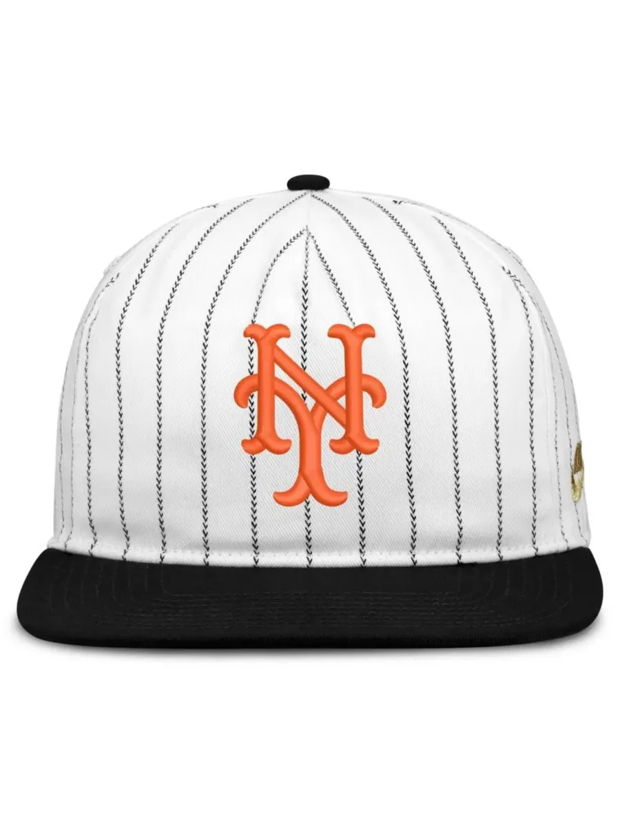 Бейсболка New York Mets Cooperstown Collection Pro Nike — изображение 2 из 4, белый черный
