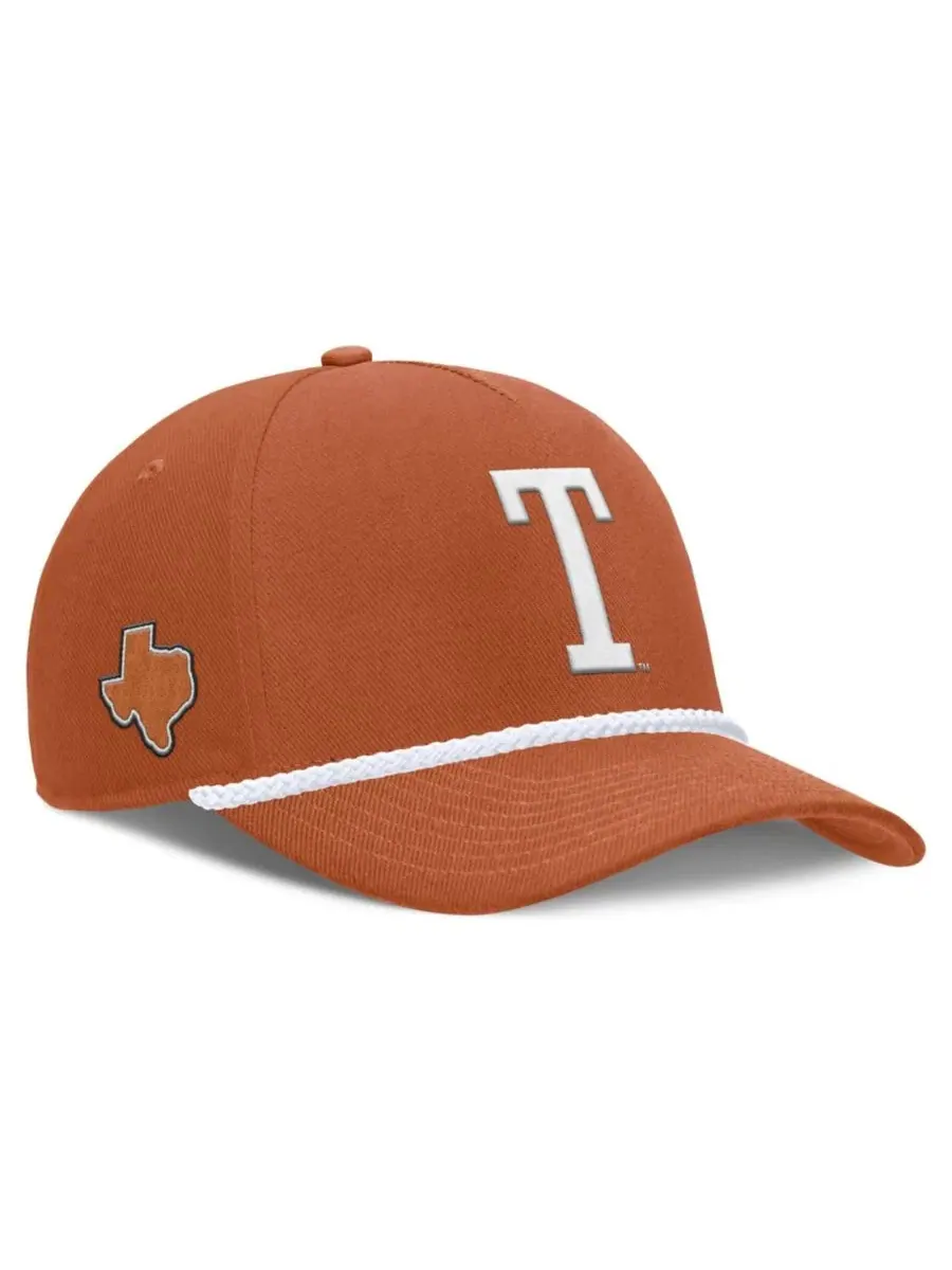Кепка Nike с 5 панелями, с веревкой и вышивкой, Texas Longhorns — изображение 1 из 4, оранжевый