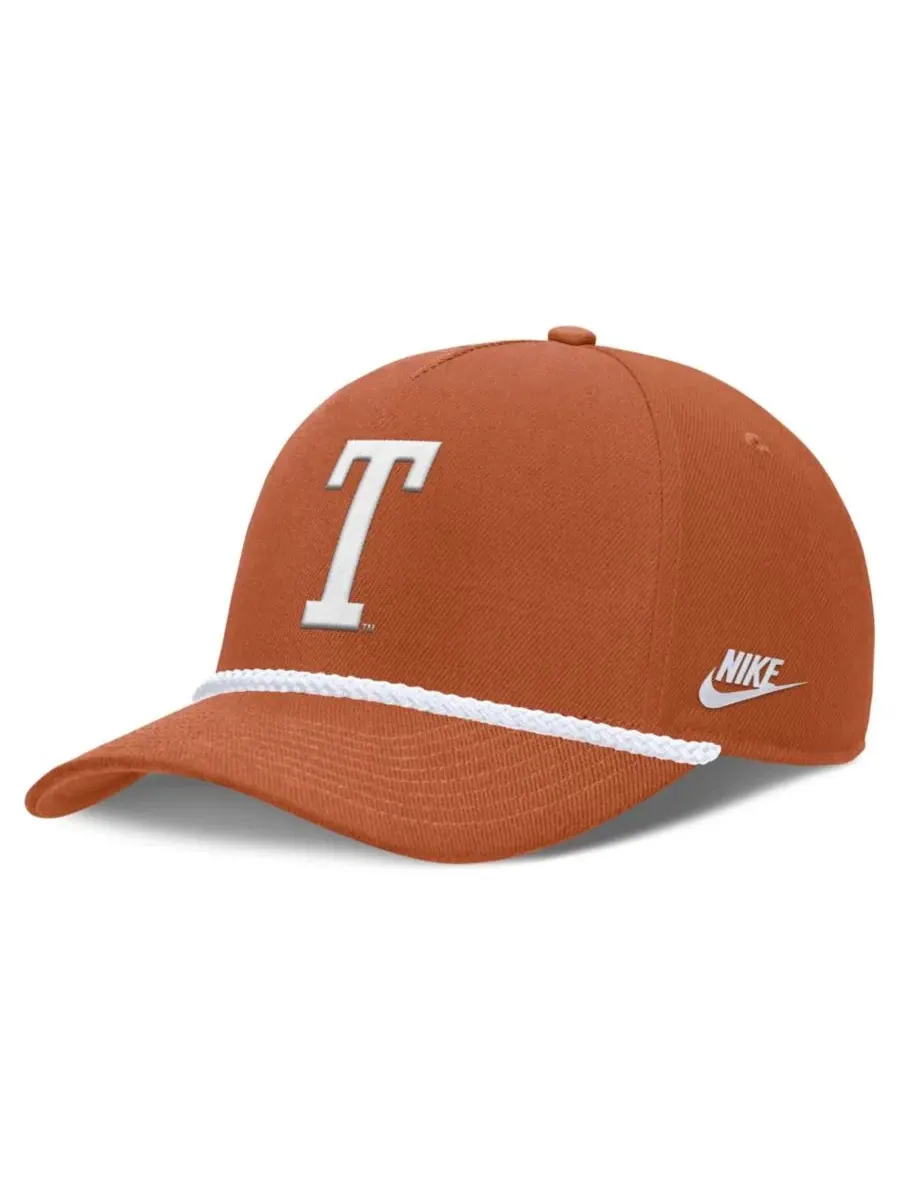 Кепка Nike с 5 панелями, с веревкой и вышивкой, Texas Longhorns — изображение 3 из 4, оранжевый