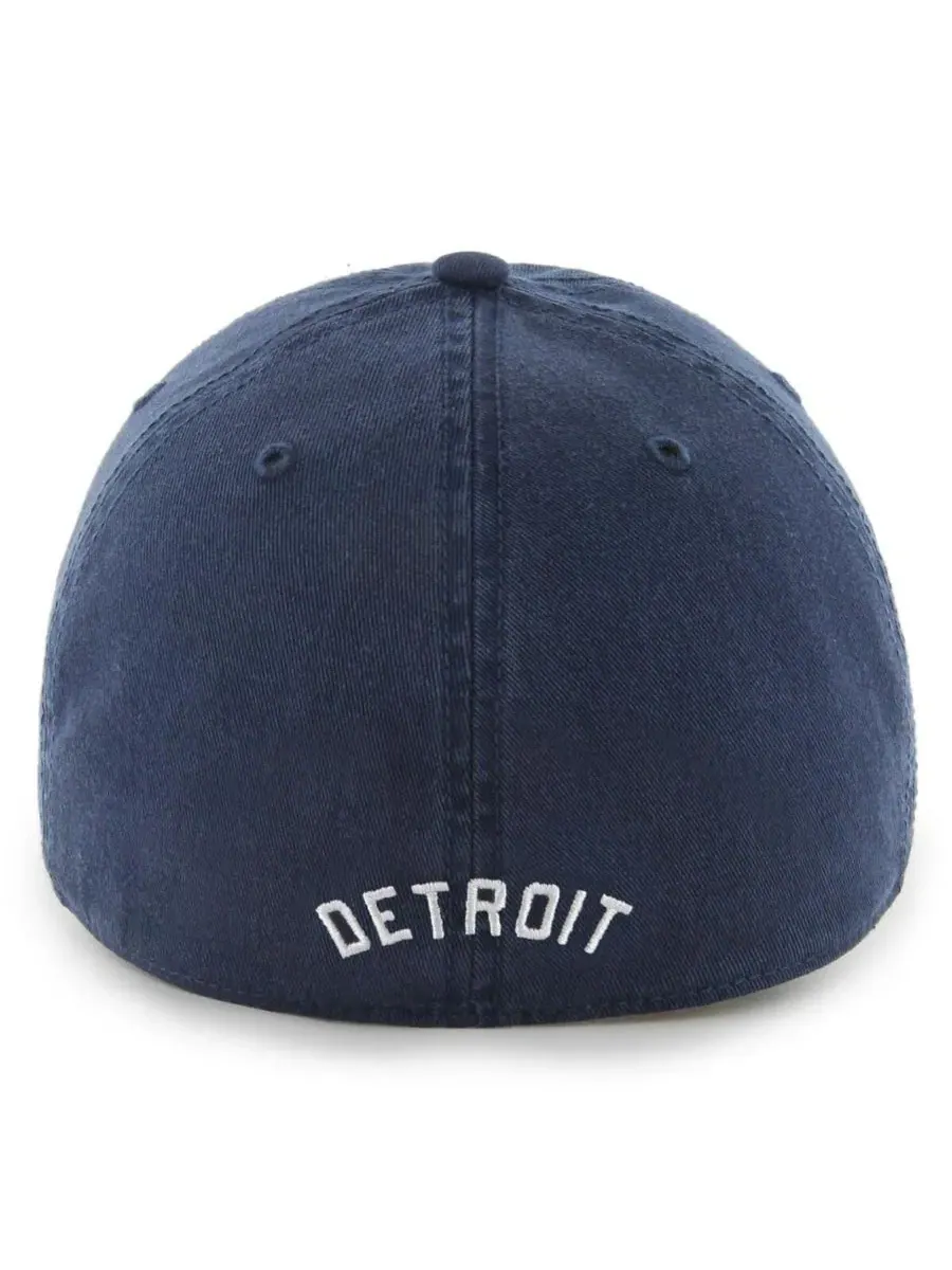 Бейсболка с вышивкой Detroit Tigers Cooperstown Collection Franchise '47 Brand — изображение 2 из 2, темно-синий