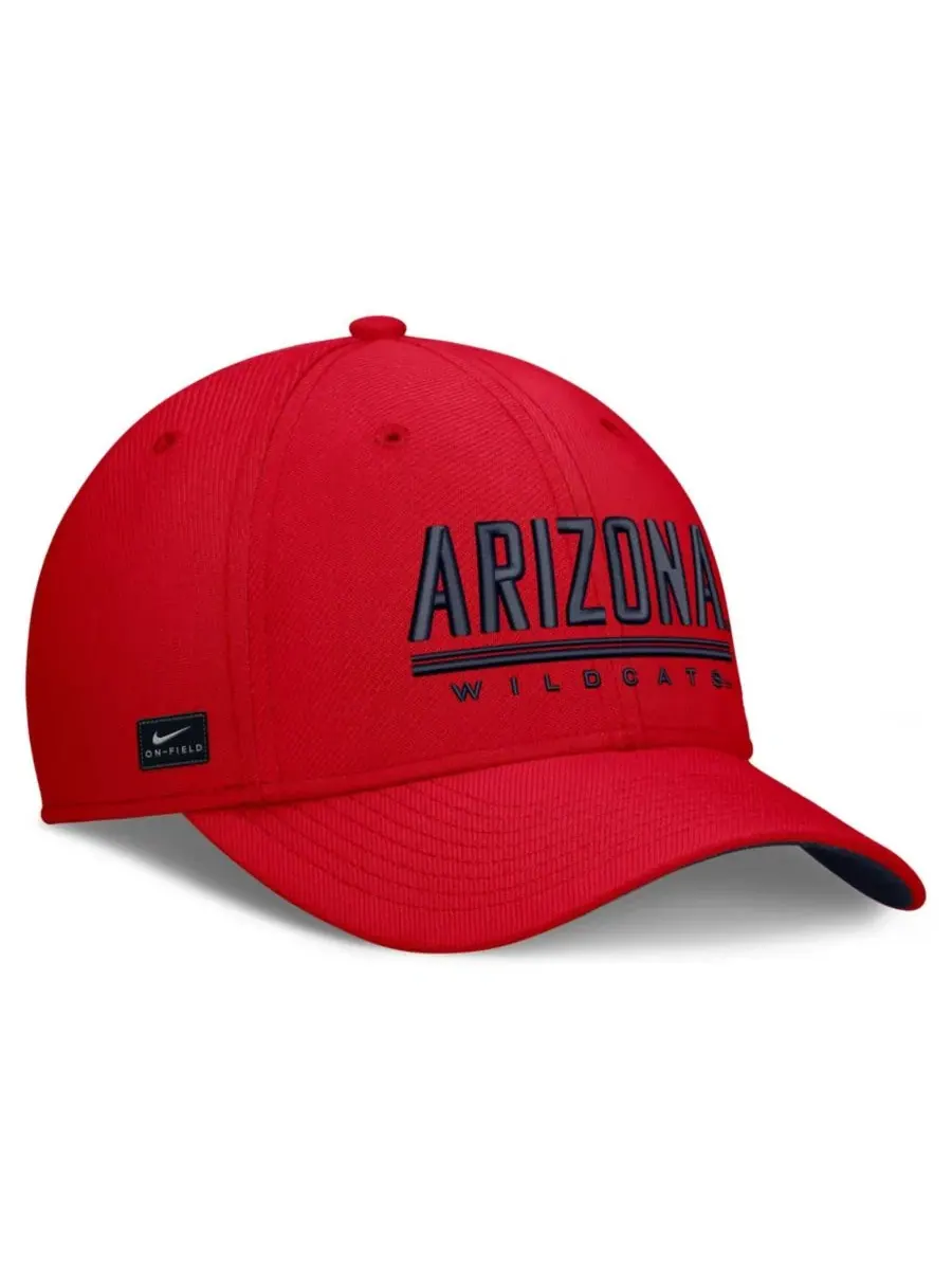 Кепка Nike Arizona Wildcats Game Day Rise Swooshflex — изображение 3 из 4, красный