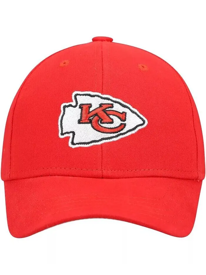 Красная регулируемая кепка Little Boys and Girls Kansas City Chiefs Basic MVP '47 Brand — изображение 2 из 4, красный