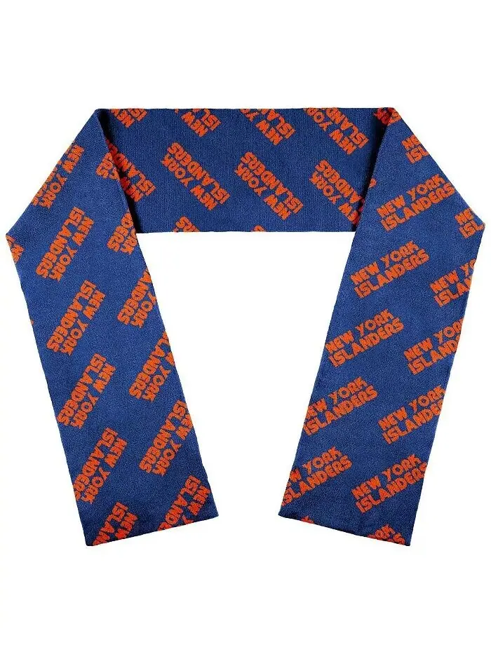 Женский шарф с надписью New York Islanders Team Wear By Erin Andrews — изображение 1 из 1, красный синий