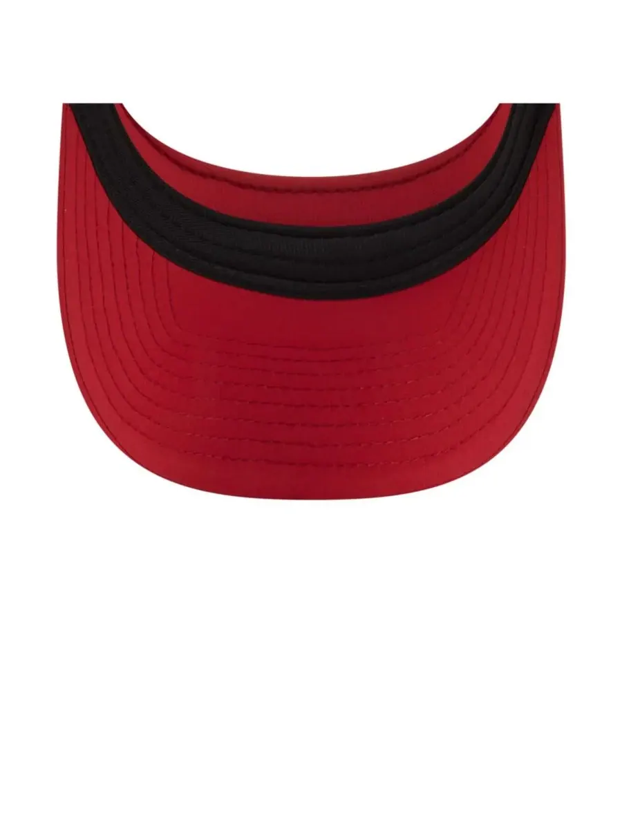 Мужская бейсболка-козырек "Кардиналс" Arizona Cardinals 2025 Sideline Visor Hat New Era — изображение 2 из 5, красный