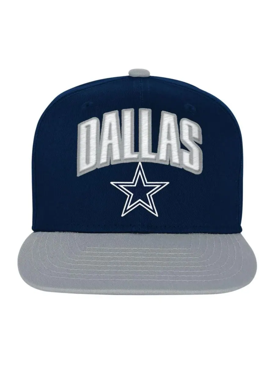 Outerstuff Большая мужская и женская темно-синяя бейсболка Dallas Cowboys Essentials с — изображение 3 из 3, темно-синий