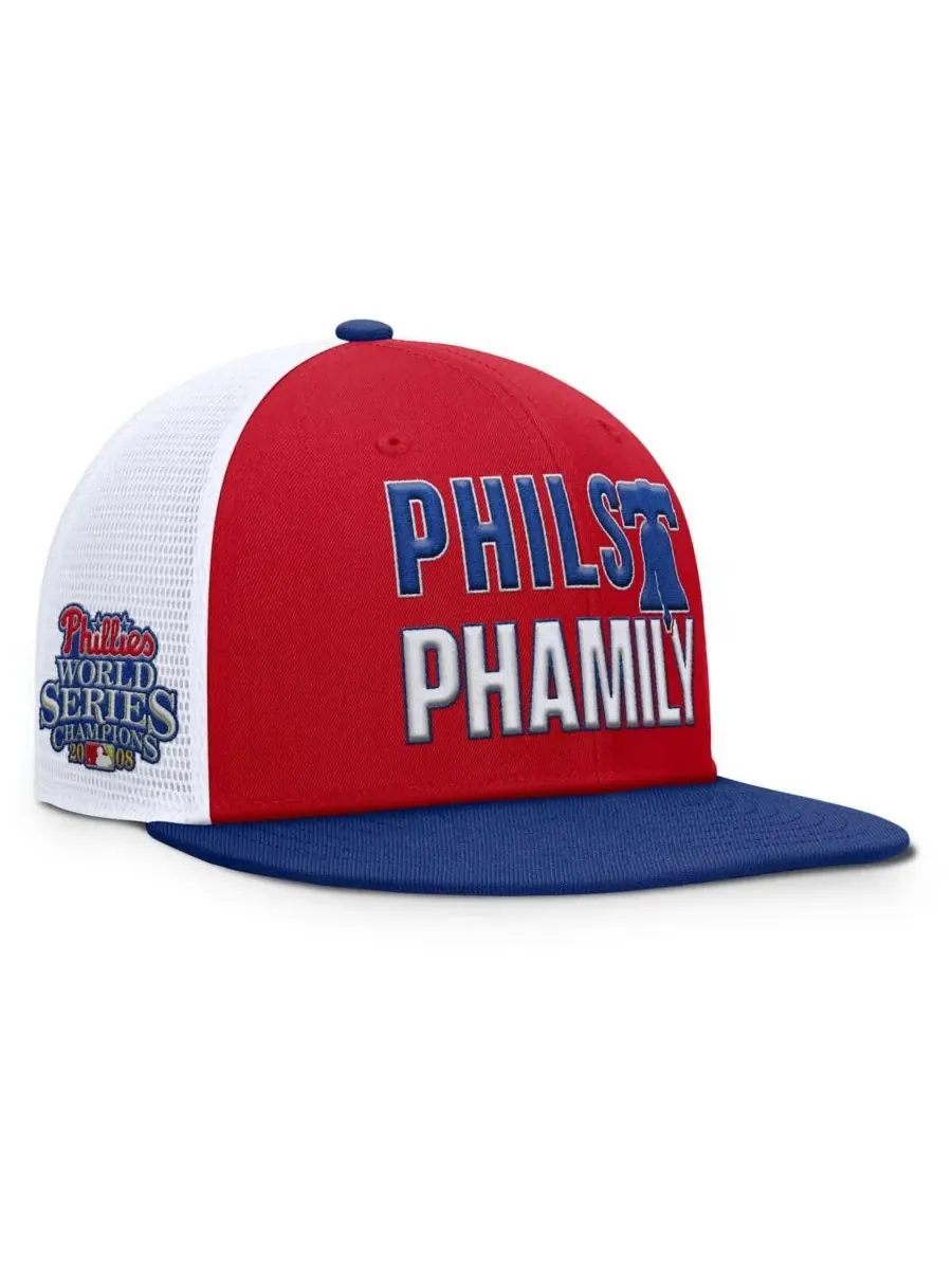 Nike Мужская красная бейсболка Philadelphia Phillies Pro Trucker Snapback — изображение 1 из 4, красный