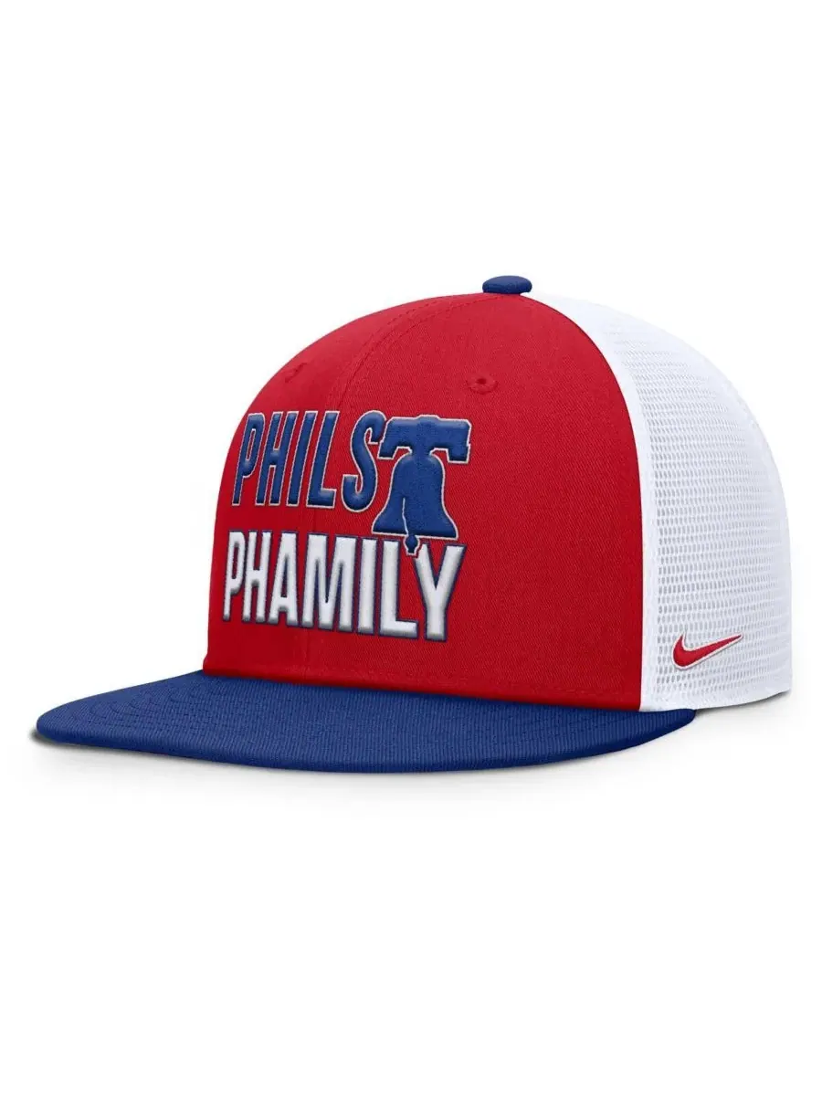 Nike Мужская красная бейсболка Philadelphia Phillies Pro Trucker Snapback — изображение 3 из 4, красный