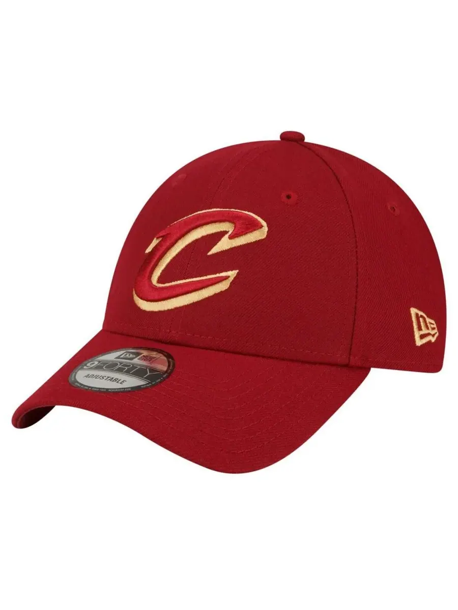 Мужская винная регулируемая кепка Cleveland Cavaliers The League 9FORTY New Era — изображение 1 из 4, красный
