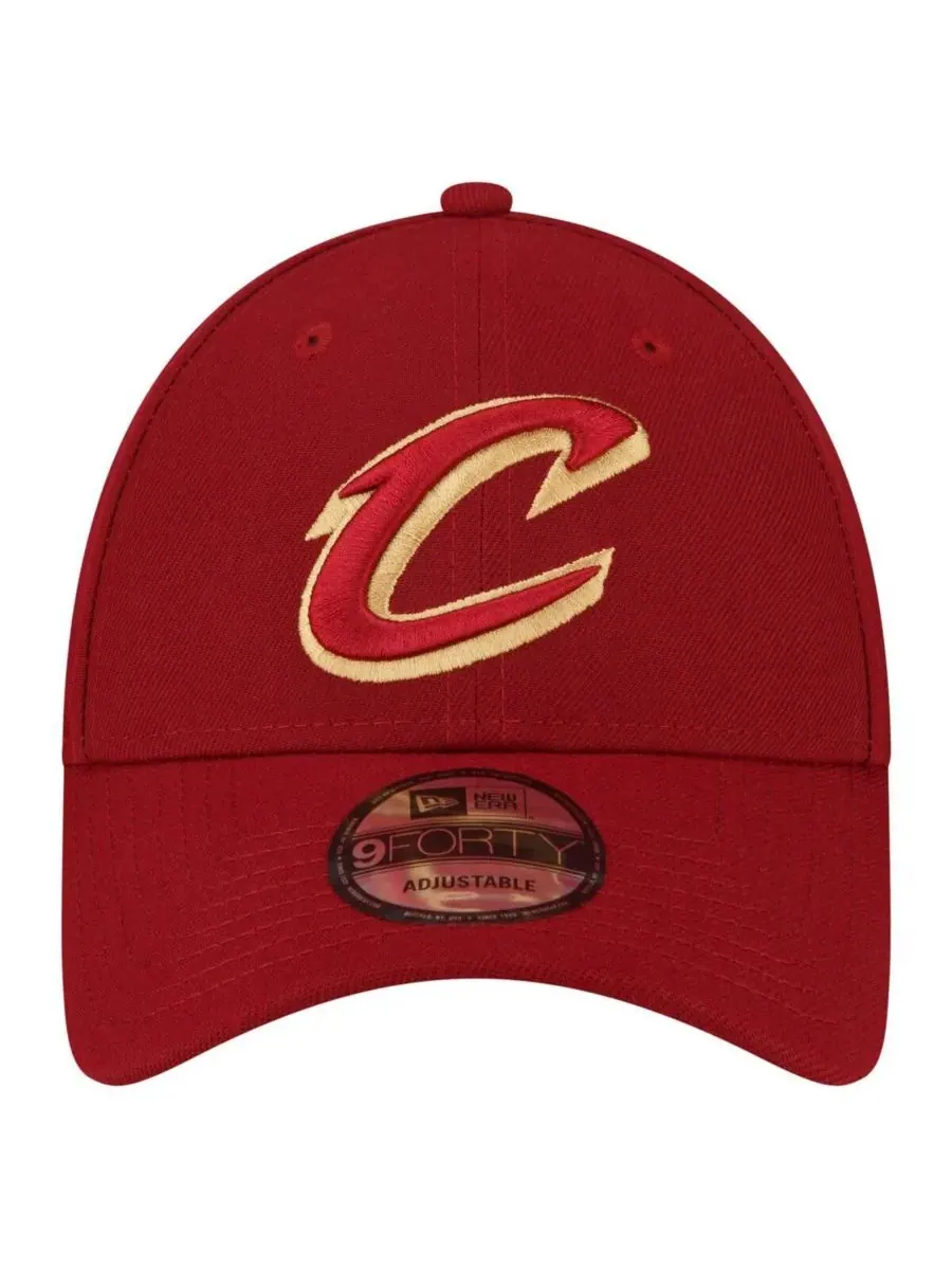 Мужская винная регулируемая кепка Cleveland Cavaliers The League 9FORTY New Era — изображение 4 из 4, красный