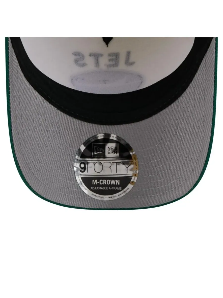 New Era Мужская кепка 9FORTY A-Frame M-Crown с регулируемой высотой, кремово-зеленого цвета, с — изображение 5 из 5