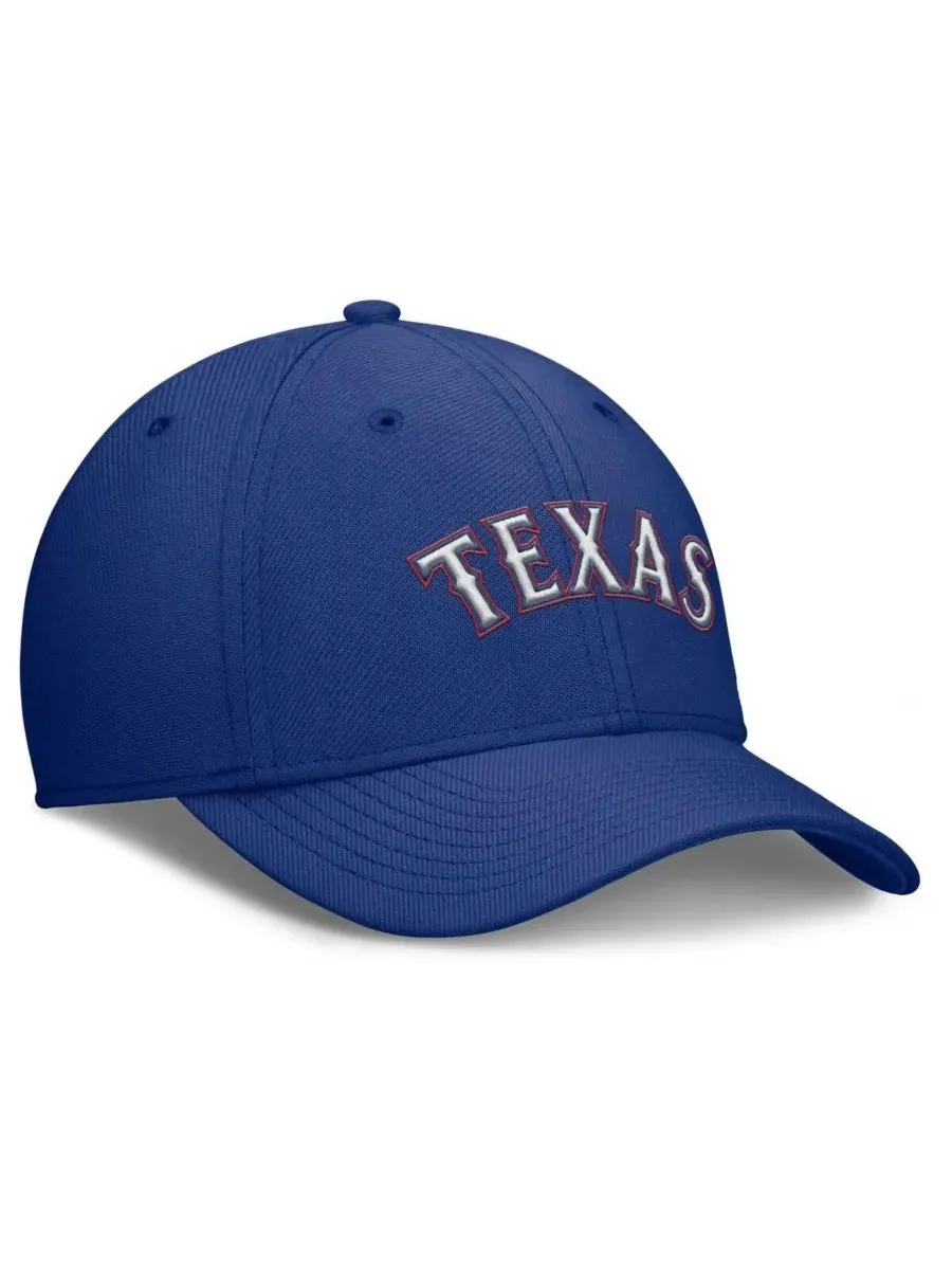 Мужская бейсболка Royal Texas Rangers Rise Performance Flex Nike — изображение 3 из 4, королевский