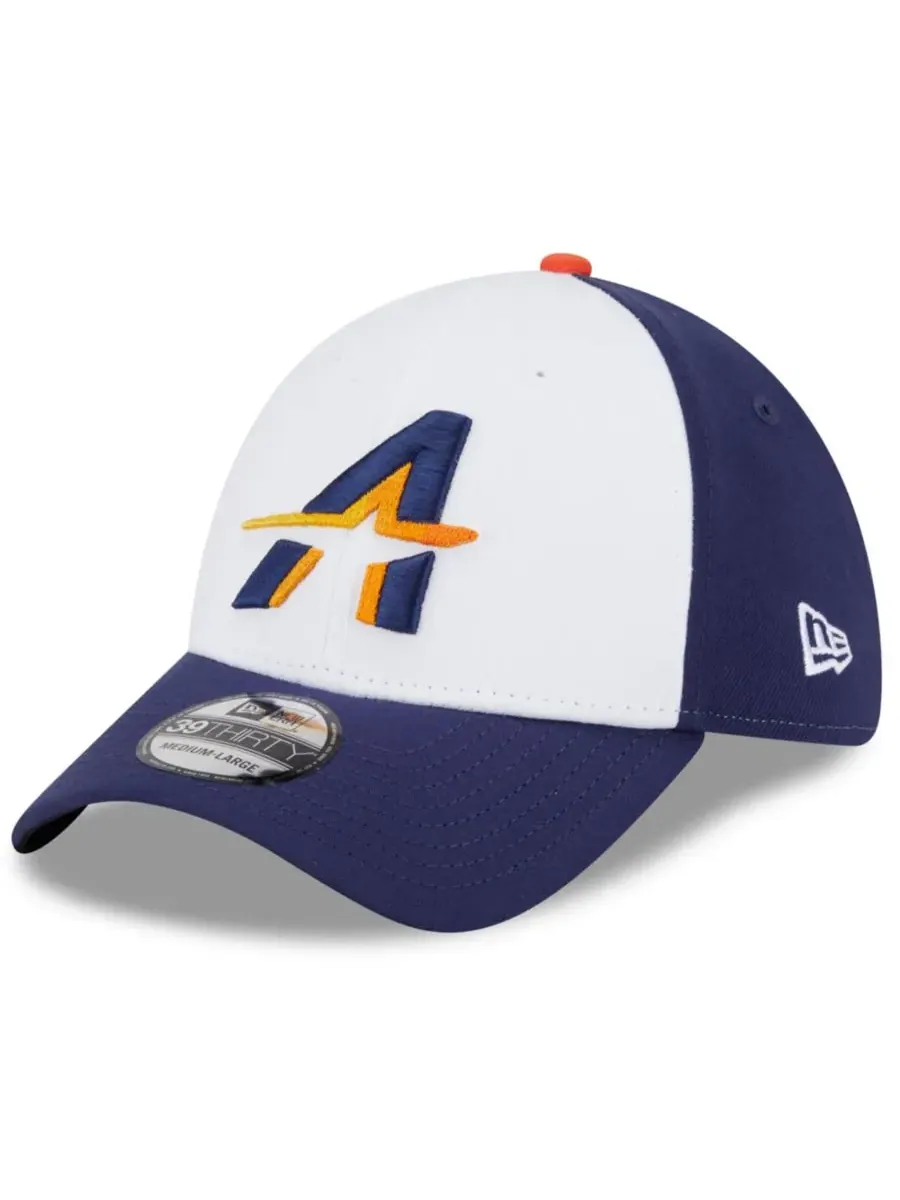 New Era Мужская кепка Houston Astros 2025 City Connect 39THIRTY Flex белого/темно-синего цвета — изображение 1 из 5