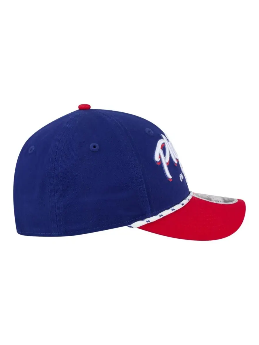Кепка с вышивкой Philadelphia Phillies, модель Team Loyal 9FORTY M-Crown New Era — изображение 7 из 7, красный