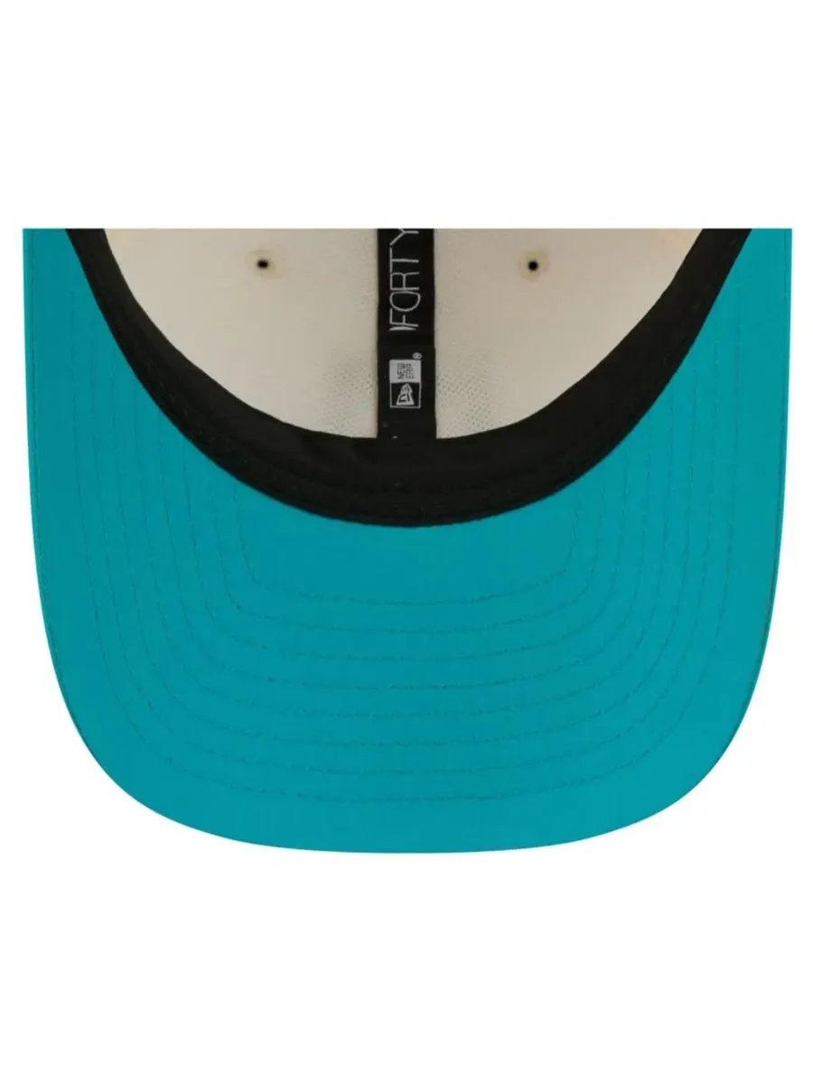 Кепка с принтом Miami Dolphins 2026 NFL Training Camp 9FORTY Adjustable Hat New Era — изображение 4 из 4, кремовый голубой