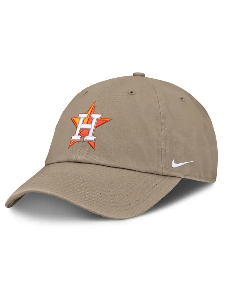 Бейсболка с вышитым логотипом Houston Astros Nike — изображение 2 из 4, хаки