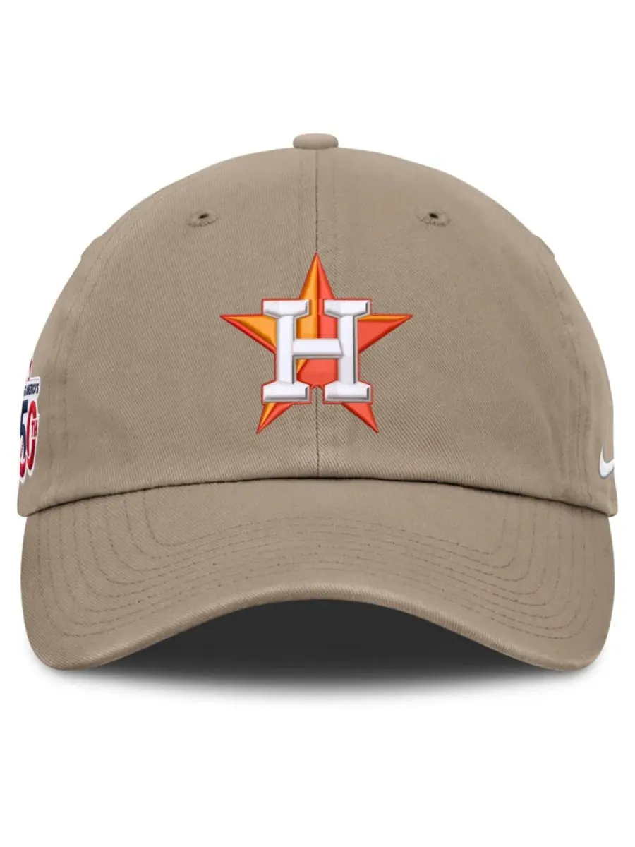 Бейсболка с вышитым логотипом Houston Astros Nike — изображение 4 из 4, хаки