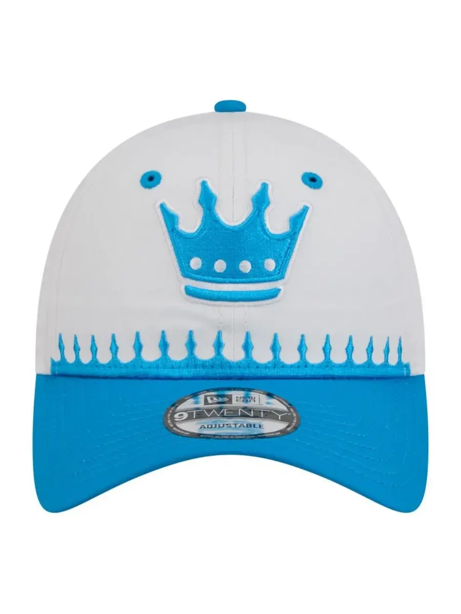 Кепка New Era с вышивкой Charlotte FC — изображение 4 из 4, белый синий