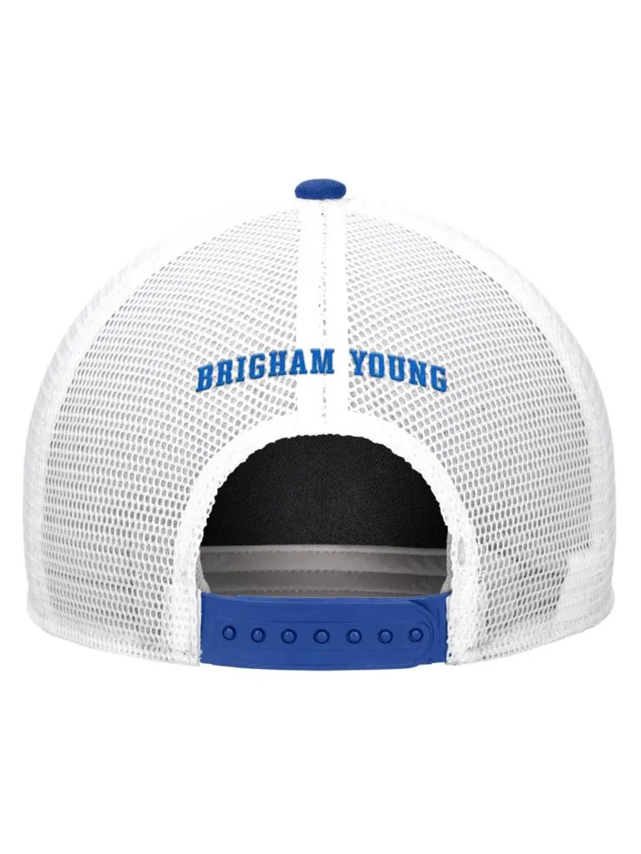 Бейсболка Nike BYU Cougars 2026 On-Field Rope Adjustable Trucker — изображение 3 из 3, королевский